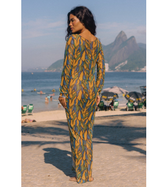TROPICALIA VESTIDO LONGO EM TULE